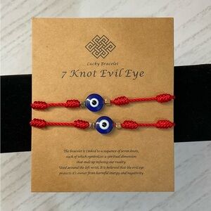 7 knot Evil‎ Eye bracelet